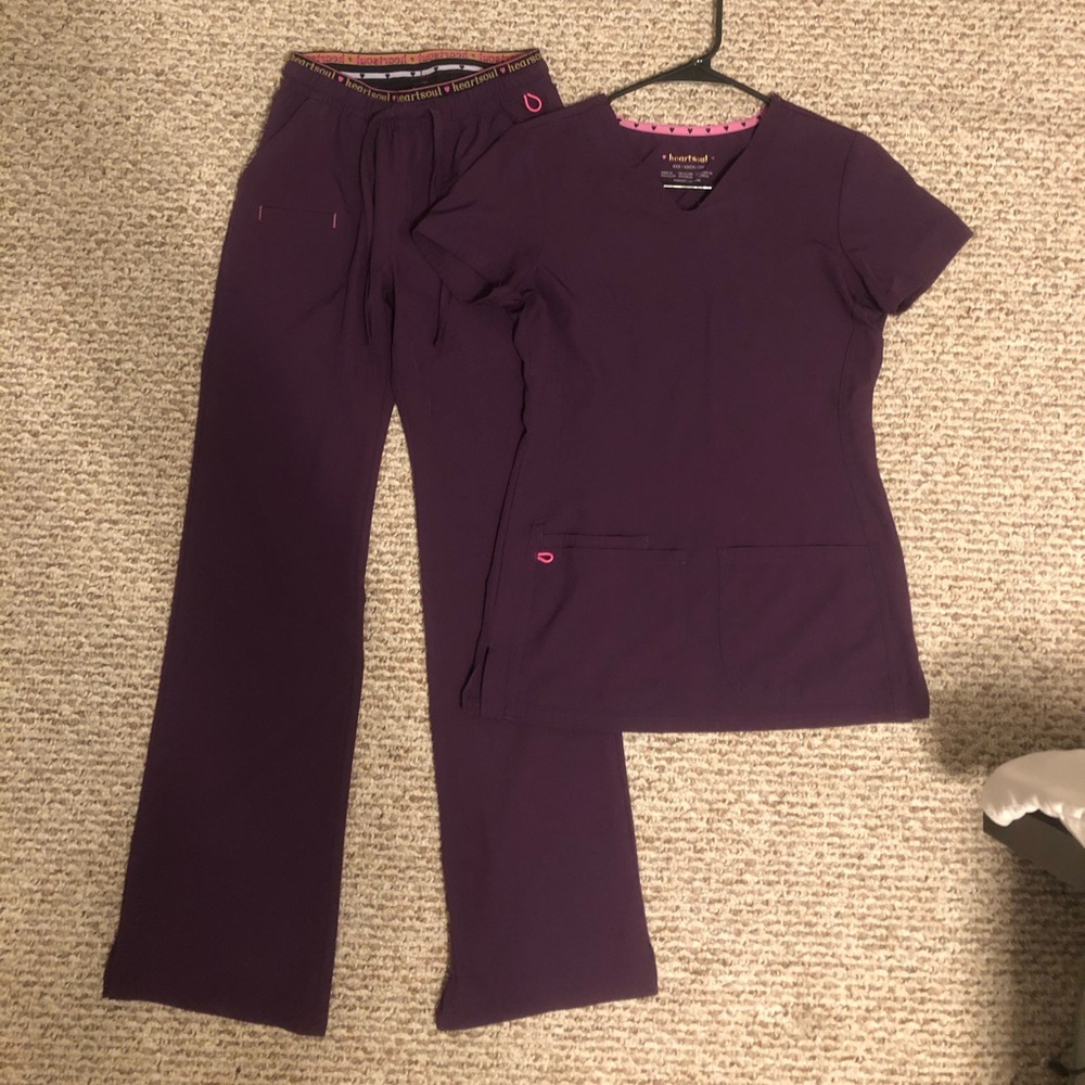 HeartSoul purple scrubs XXS